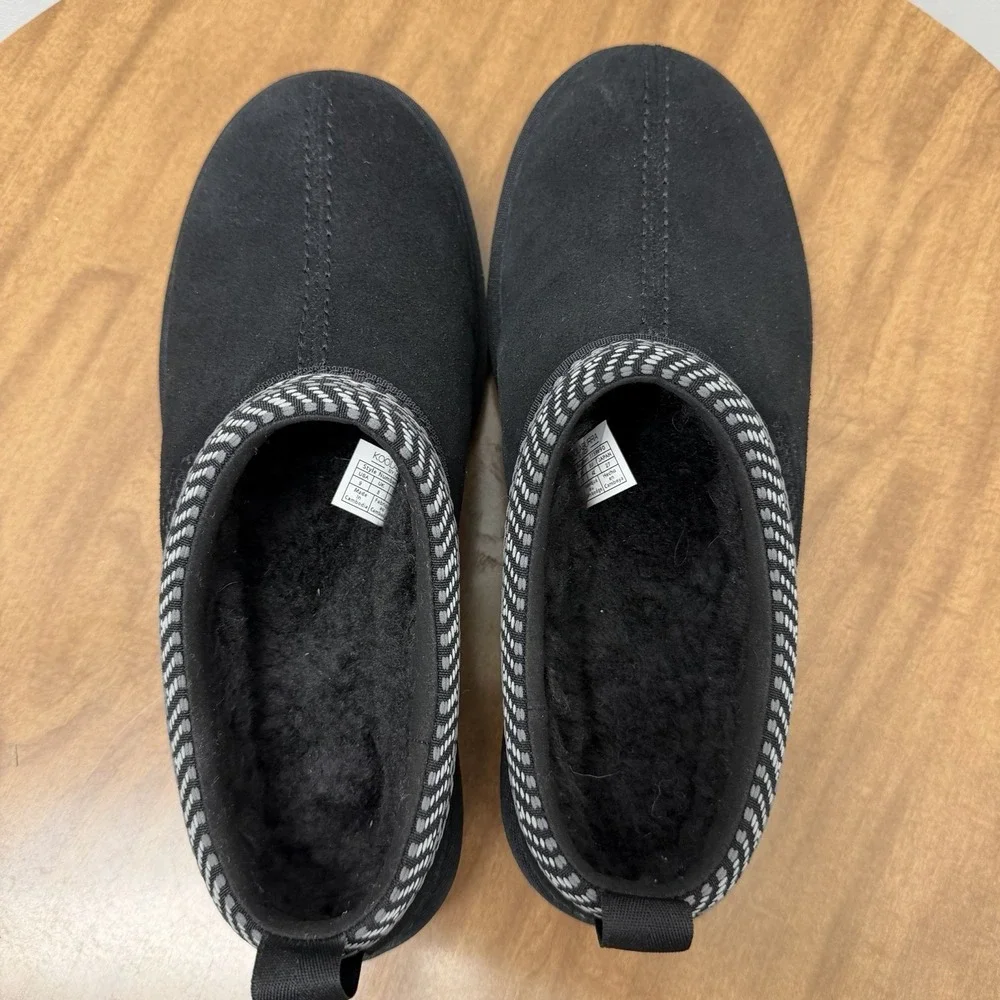 Koolaburra Ugg Burree Slippers Mens Size‎ 9 Black Slip On Cloud Comfort